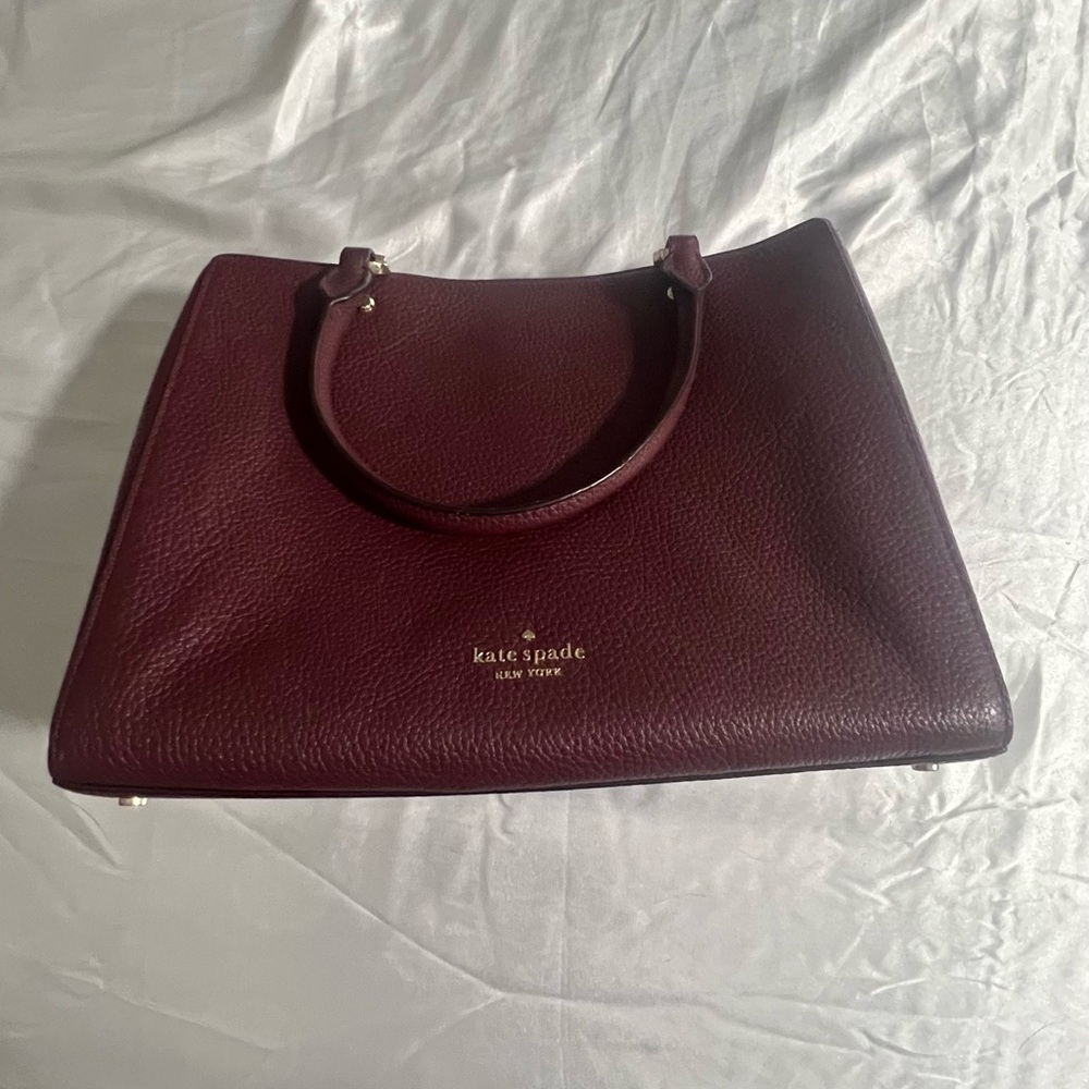 Kate Spade Brown Leather Tote Bag